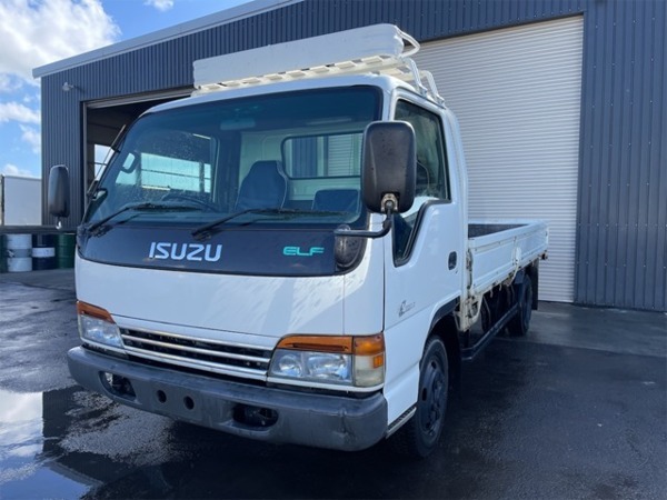 エルフ 2tワイドロング平ボデー 6速MT フル装備拍卖