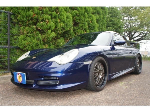 911 カレラ4 ティプトロニックS 4WD 後期 紺革 SR GT3エアロ・ウイング ダウン拍卖