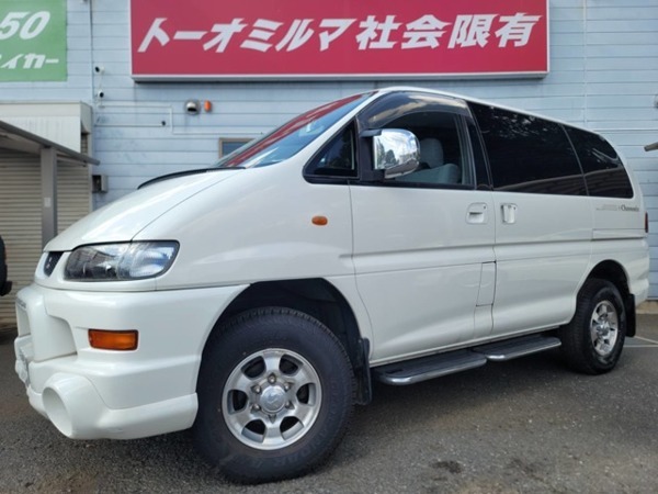 デリカスペースギア 3.0 シャモニー エアロルーフ 4WD ストラーダナビ ETC キーレス 純正15AW拍卖