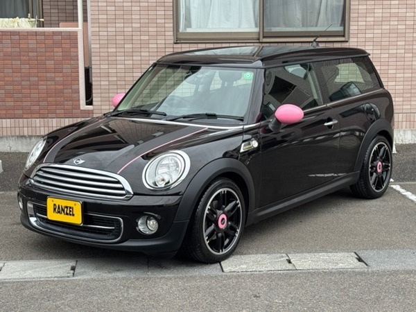 ミニクラブマン クーパー 禁煙車・後期モデル・ピンクLINE限定車・前拍卖