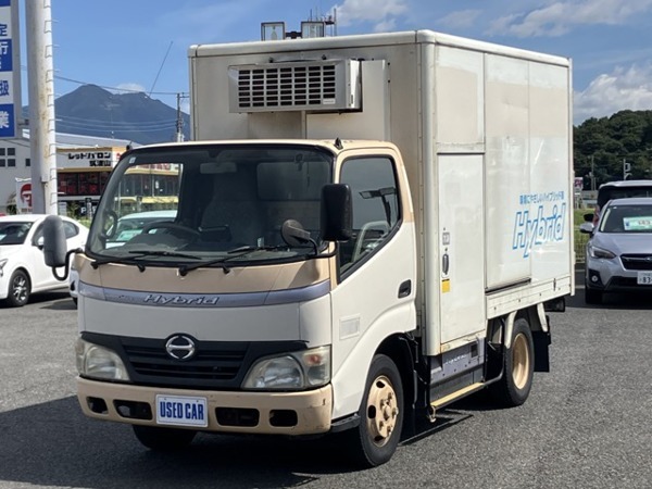 デュトロハイブリッド 1.8t前室冷蔵冷凍/後箱バン 前3℃/-20℃冷蔵冷凍.後箱バン.車検1年実施拍卖