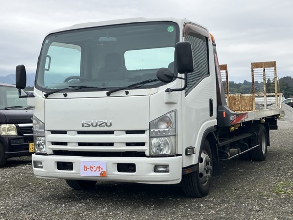 エルフ 2.95t積載車 メモリーナビ・ETC・フロア6MT・パワーステ拍卖