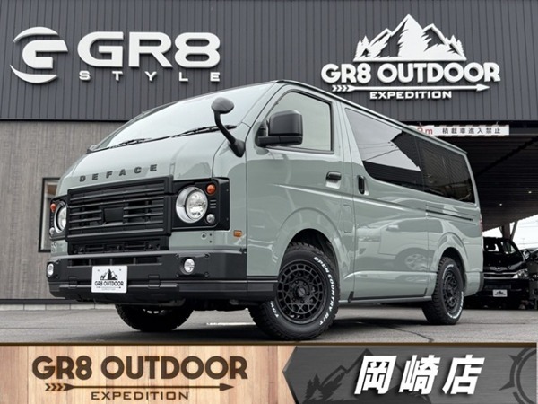 ハイエースバン 2.8 スーパーGL ロング ディーゼルターボ 寒冷地仕様/DEFACEフェイスチェンジキット/拍卖