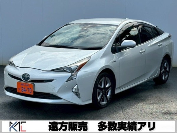 プリウス 1.8 S セーフティ プラス E-Four 4WD 4WD セーフティーセンス ナビ TV ETC拍卖