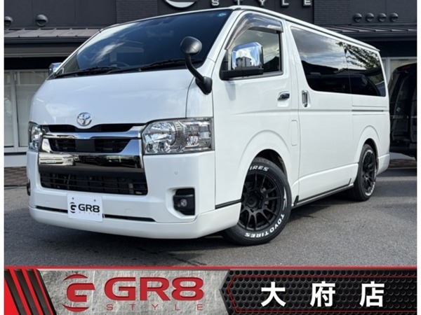 ハイエースバン 2.0 スーパーGL ダークプライムII ロングボディ ローダウン/寒冷地仕様/アルパインBIGXナビ拍卖