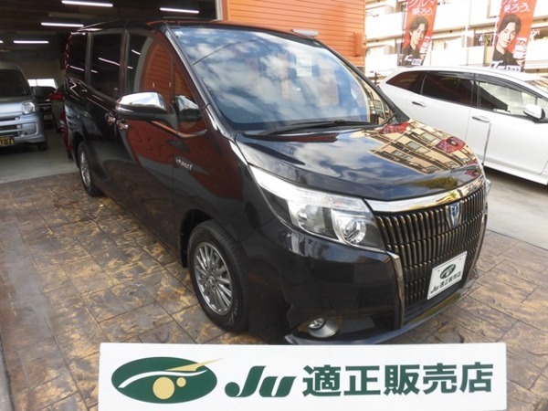 エスクァイア 1.8 ハイブリッド Gi ブラックテーラード 純正ナビ フルセグ Bluetooth拍卖