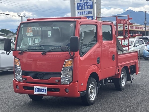 アトラス 2.0 ダブルキャブ ショート 低床 シングルタイヤ.ガソリンオ.車検1年実施拍卖