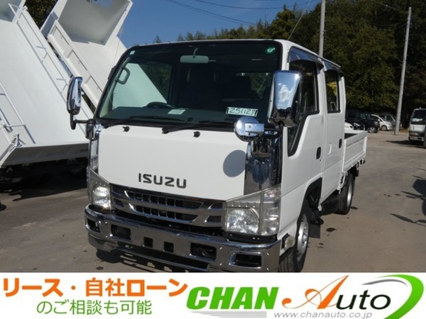 エルフ 1.5トン 平ボディー Wキャブ 251127 メッキパーツ パワステ拍卖