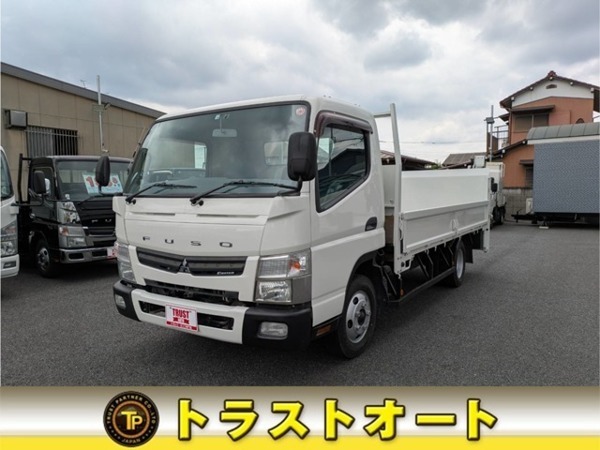 キャンター 3.0 ワイド ロング 全低床 ディーゼルターボ 垂直パワーゲート フック左右各8拍卖