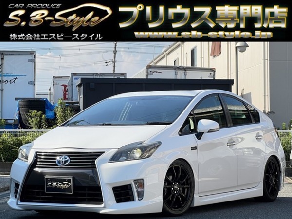 プリウス 1.8 S 後期/PHV/Bカメラ/ETC/TTDL/SHH/エアロ/外A拍卖