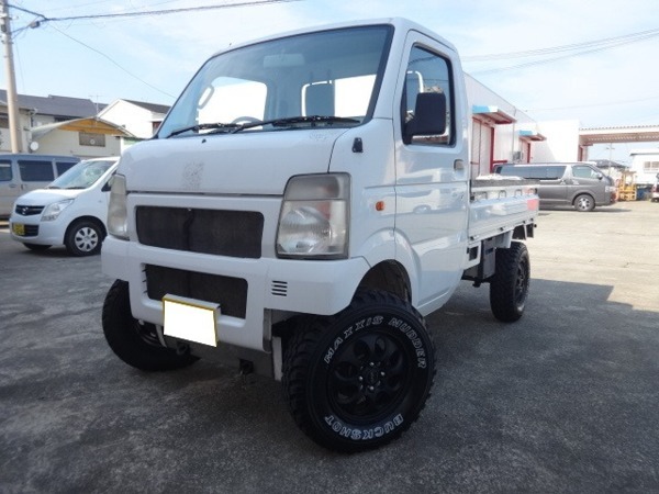 キャリイ 660 KCエアコン・パワステ 3方開 4WD 4インチUP・マキシスMT&14アルミNEW拍卖