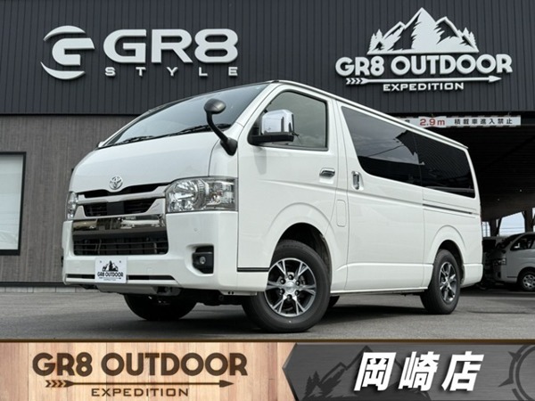 ハイエースバン 2.8 スーパーGL ダークプライムII ロングボディ ディーゼルターボ 4WD 4WD/後席モニター/アルパイン7インチナビ/拍卖