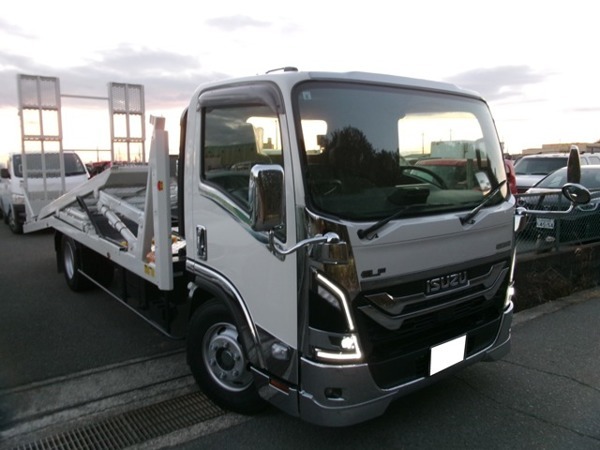 エルフ 2RG-NPR88YM 2台積み積載車 ワンオーナー エアコン パワステ拍卖