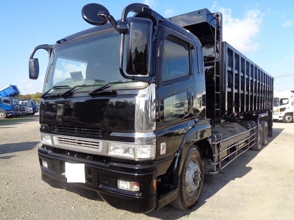 スーパーグレート (0411) 10t深ダンプ 新明和27立米 ロング 大型 深箱 深ダンプ 中古深ダンプ販売拍卖