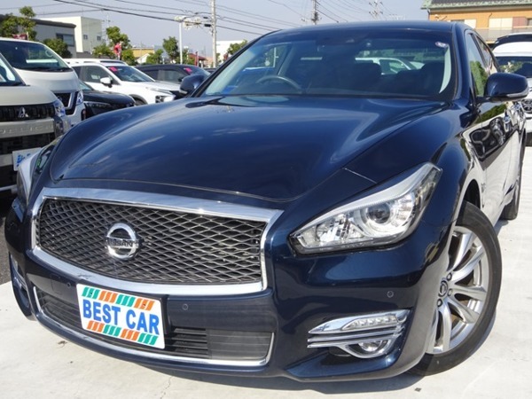 フーガハイブリッド 3.5 レザーシート 純正ナビ フルセグTV拍卖