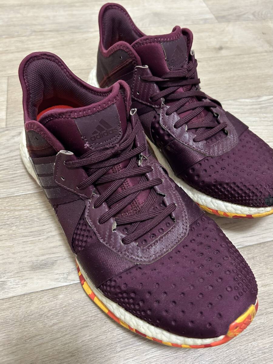 【整理整頓品】adidas/アディダス/ピュアブースト ZG/バーガンディカラー/28cm/筋トレ/ランニング用拍卖