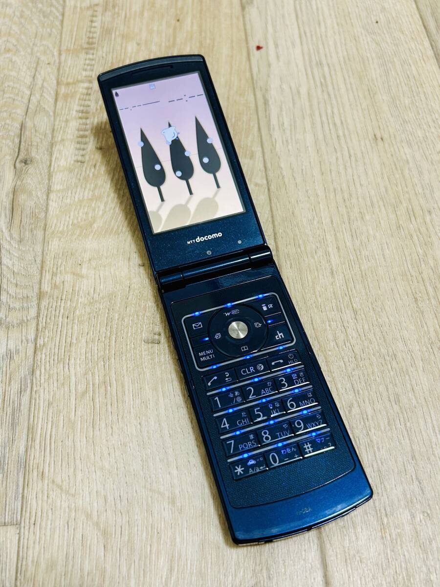 【NTTdocomo/ガラケー電話機】 N-08A/ IMEI:356758023440582/docomo判定結果:〇/初期化済み/簡単な動作確認のみ/拍卖