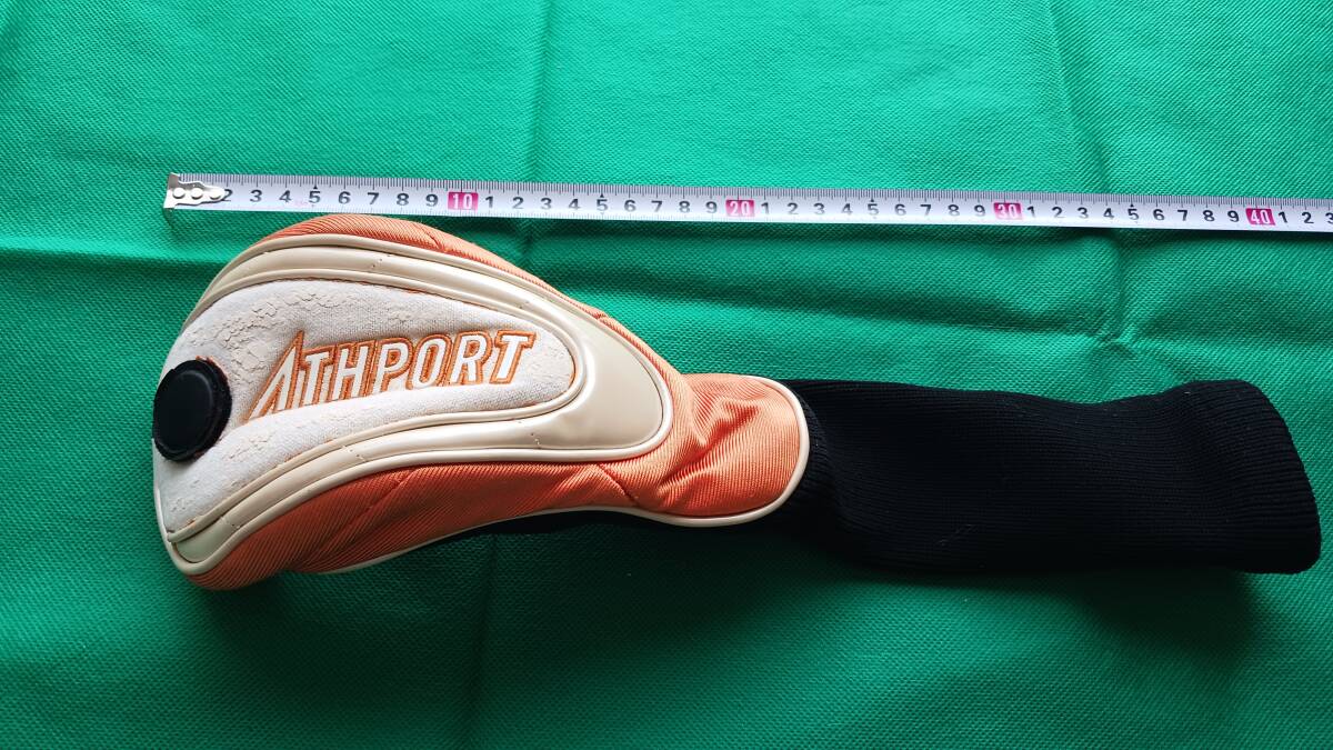 ★★ATHPORT ヘッドカバー 3W用 (オレンジ×白×黒)E45拍卖