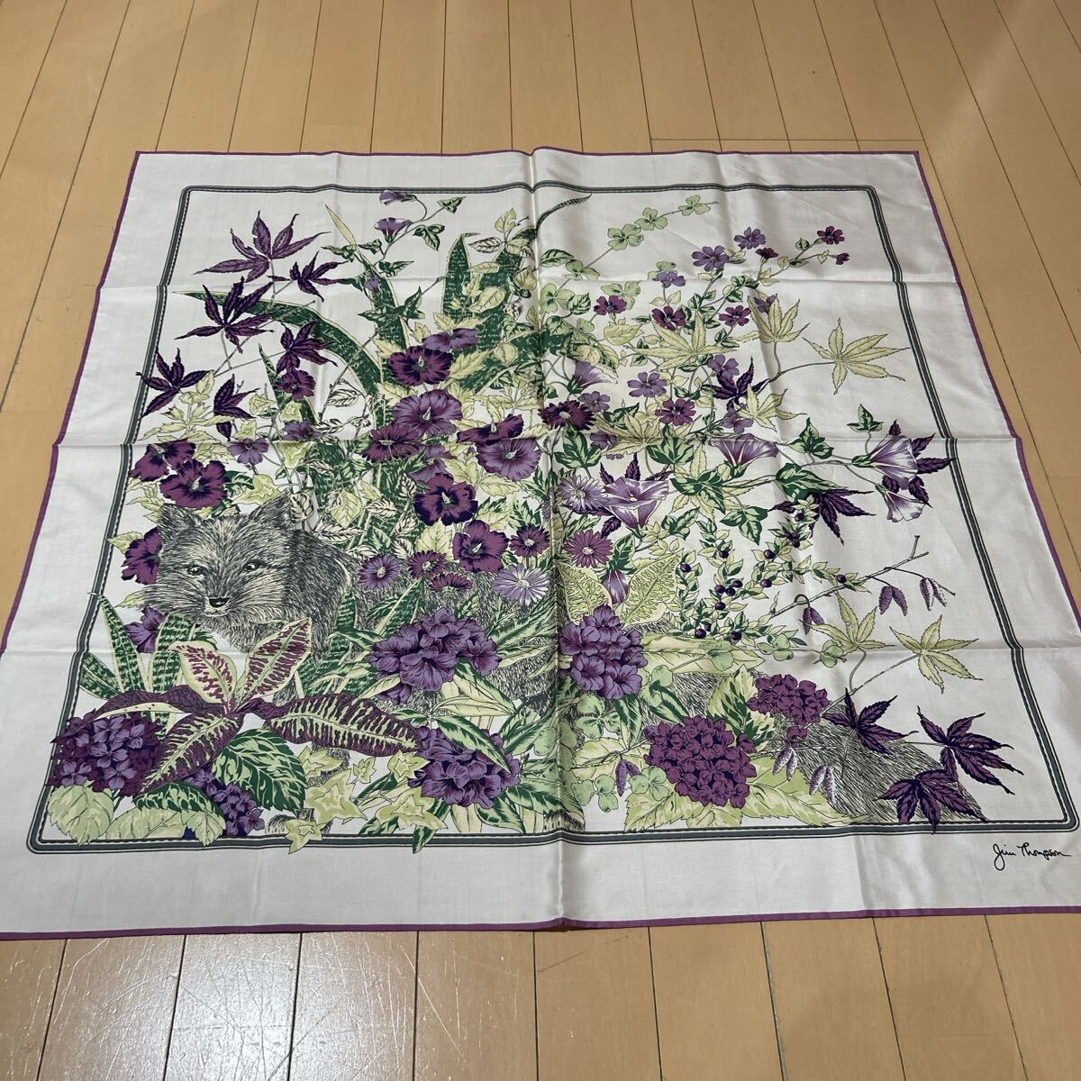 新品未使用ジムトンプソンJIM THOMPSON 大判スカーフ拍卖