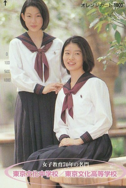 東京文化中学校/東京文化高等学校 JR東日本フリーオレンジカード加刷拍卖