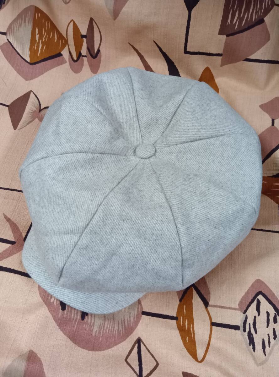 【58㎝~61㎝】オートミール色グッドロッキンヴィンテージスタイルミックスツイードキャスケット1個新品検索用ビッグタイプキャスケット拍卖