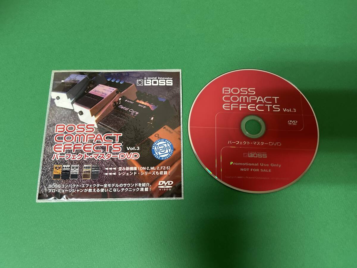 BOSS ボス COMPACT EFFECTS Vol.3 パーフェクト・マスター DVD 2007年製 中野 豊 清水 玲拍卖