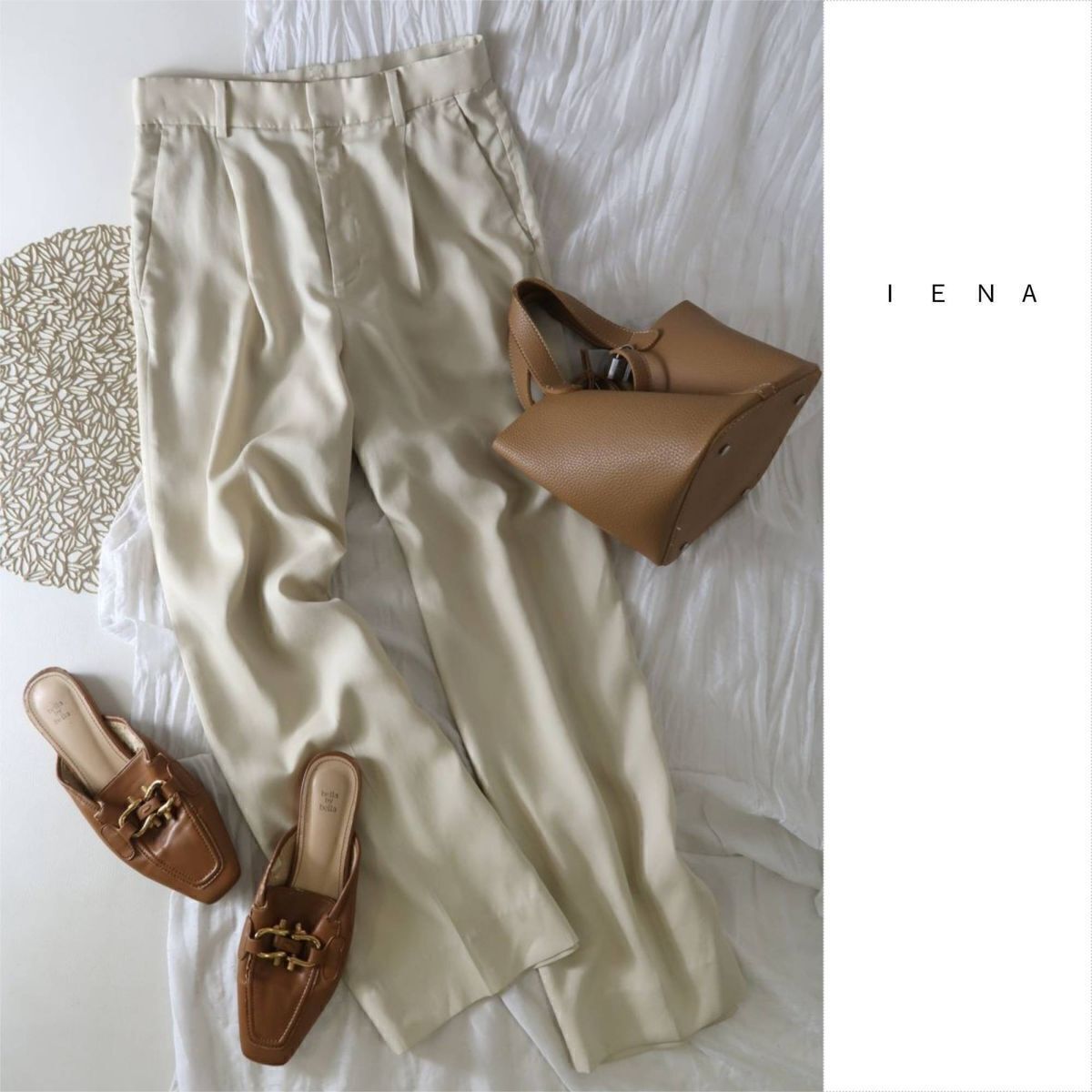 1.6万☆2022AW☆イエナ IENA☆洗える ヴィンテージツイルパンツ 36サイズ 日本製☆E-M 5184拍卖