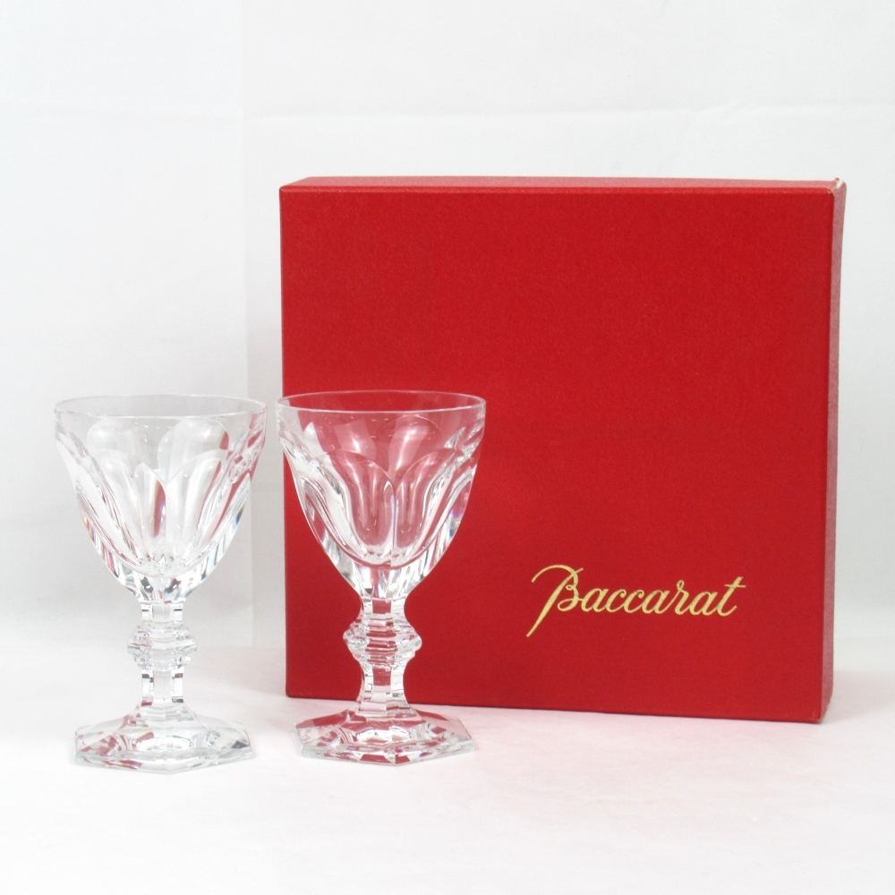 1円〜 Baccarat バカラ アルクール ワイングラス L ラージ 計2点 箱付 ※同梱不可 4307167拍卖