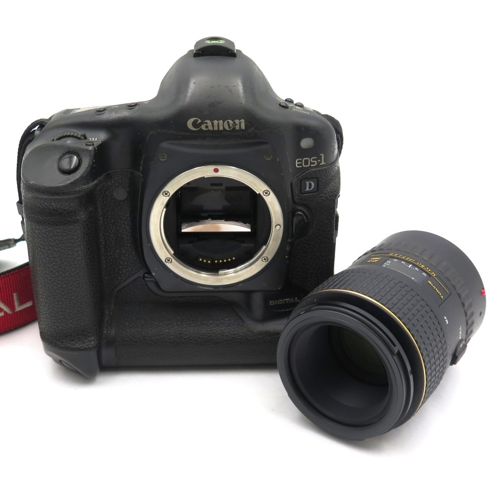 1円〜 Canon キヤノン EOS-1D デジタル一眼レフカメラ Tokina AT-X PRO MACRO 100mm F2.8 D 動作未確認 4337939拍卖