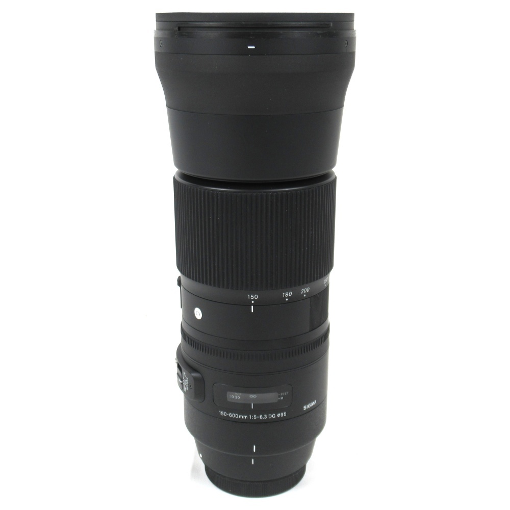 1円〜 SIGMA シグマ 150-600mm F5-6.3 DG Contemporary for canon EF ズームレンズ ケース・箱付 動作未確認 4326263拍卖