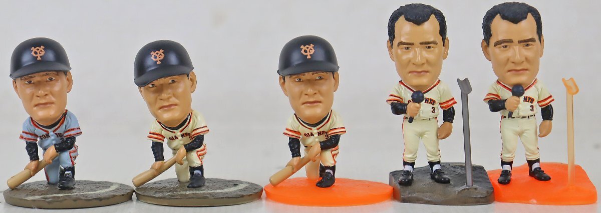 P◎中古品◎『トレーディングフィギュア 長嶋茂雄 5種セット』 ネクストバッターズサークル/感動の現役引退式 EPOCH/エポック ※箱欠品拍卖