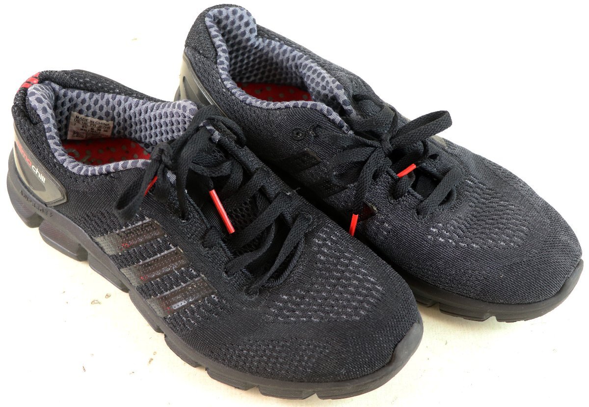 S♪中古品♪スニーカー 『D66788 (25.0cm)』 adidas/アディダス ローカットスニーカー カラー:ブラック climachill(クライマチル)採用拍卖