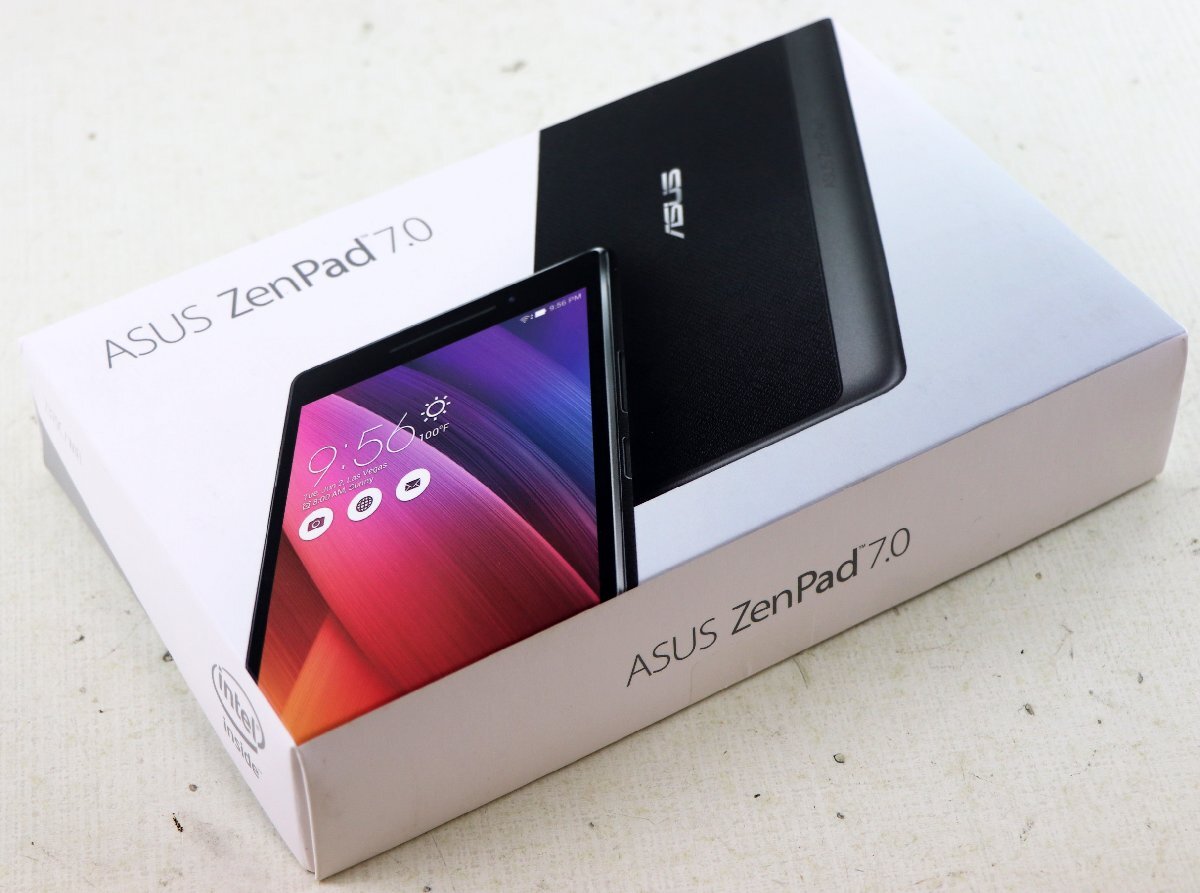 S♪ジャンク品♪タブレット端末 『P01W(Z370C) ZenPad 7.0』 ASUS Android 5.0.2 サイズ:7.0インチ 16GB Wi-Fi ※古いためジャンク品扱い拍卖