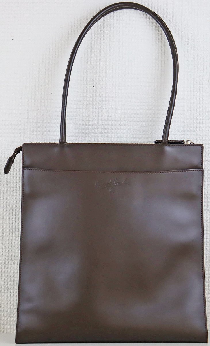 S◎中古品◎レディースバッグ『MARGARET HOWELL ハンドバッグ』 マーガレット・ハウエル 牛革 本体のみ サイズ(約):W27×H28.5×D12cm拍卖