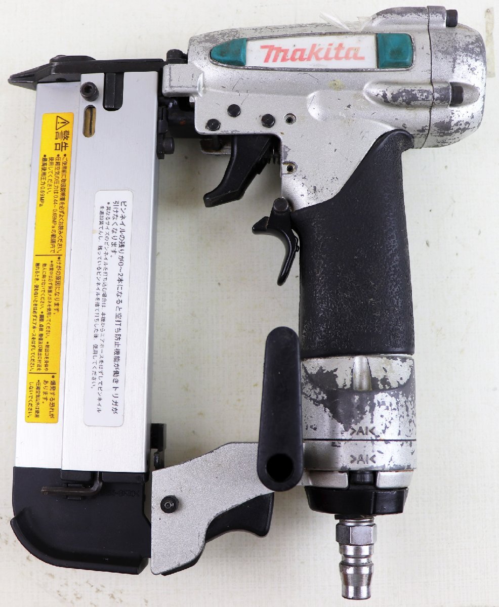 S♪ジャンク品♪ピンタッカ 『AF351』 Makita/マキタ 使用ピンネイル:18、25、30、35mm ※かなり状態悪いです/セーフティトリガー破損拍卖