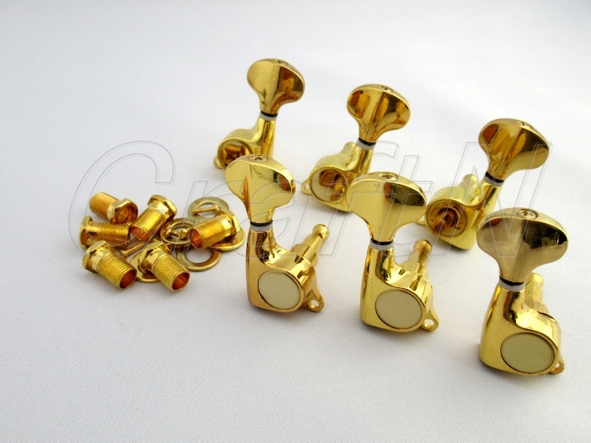 ♪ ノーブランド GOTOH SGS510 およびSGL510タイプ ゴールドペグ 3L3R拍卖