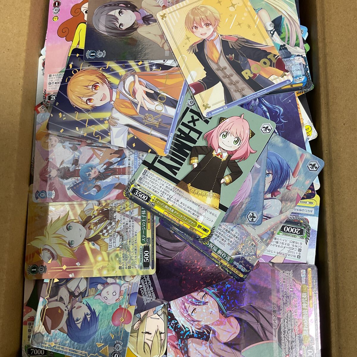 ヴァイスシュヴァルツ ヴァイス トレカ カード キラ ノーマル まとめ売り 1.8kg【A1111001】 拍卖