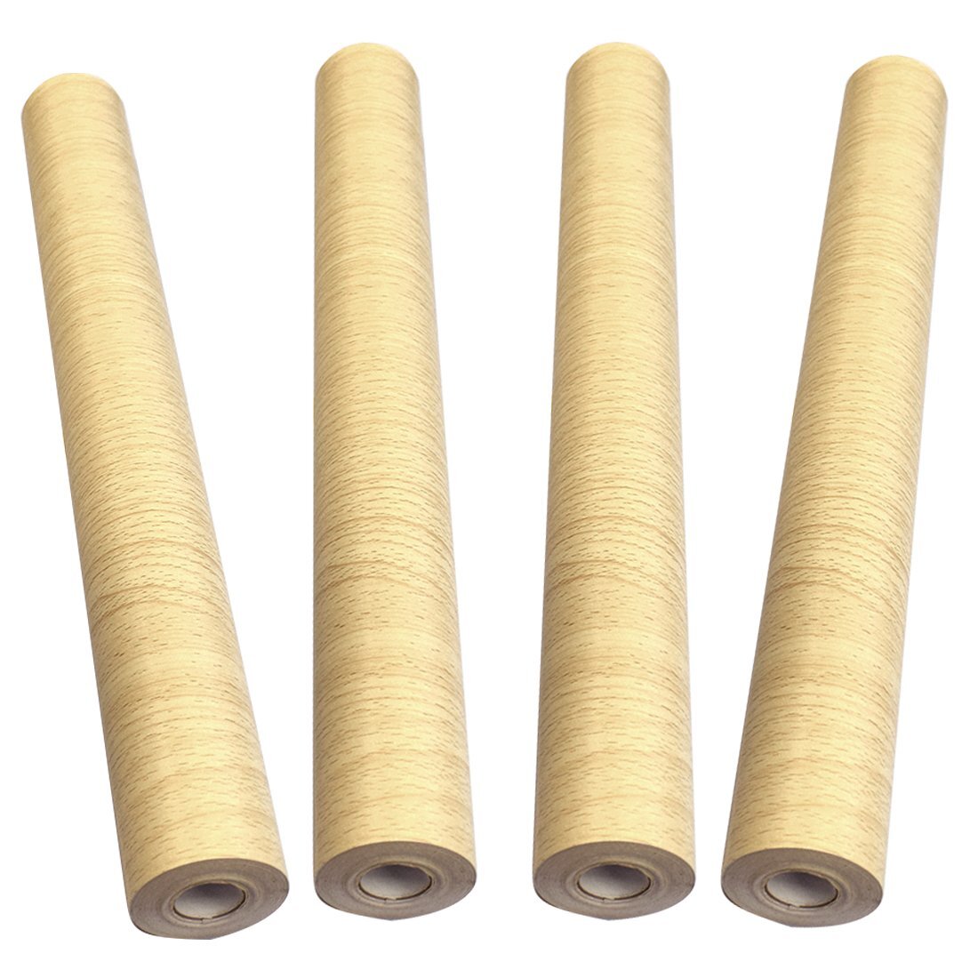 壁紙シール 4個セット 木目 45cm*10m 剥がせる リメイクシート リメイクシール 木目調 模様替え 防カビ 耐熱 のり付き ナチュラル拍卖