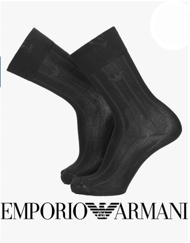 送料無料 新品EMPORIO ARMANI エンポリオ アルマーニ ブランドソックス 靴下 メンズ 紳士 カジュアル 百貨店 オシャレ 高級 ソックス拍卖