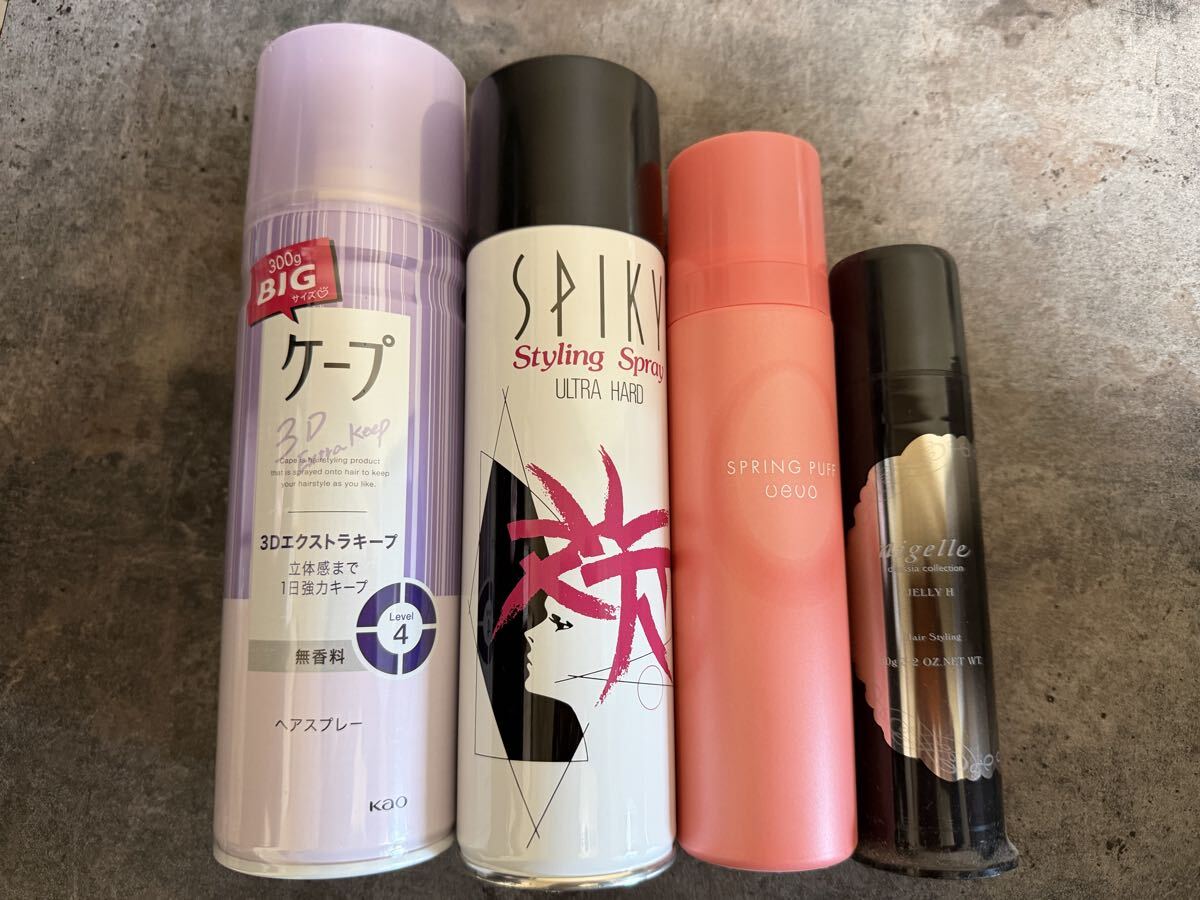 イリヤ スパイキースタイリングスプレー ウルトラハード & ケープ 3Dキープ &ミルボン ニゼル ドレシアジェリー & ウェーボ スプリングパフ拍卖