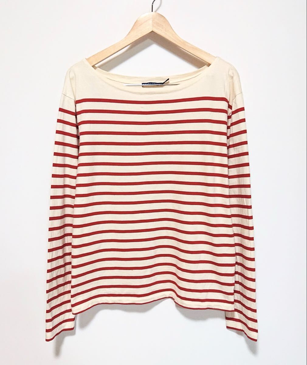 h4956gg RALPH LAUREN/ラルフローレン サイズXL(175/100A) 長袖カットソー ボーダー レディース カジュアル 綿100% おしゃれ ロンT used拍卖