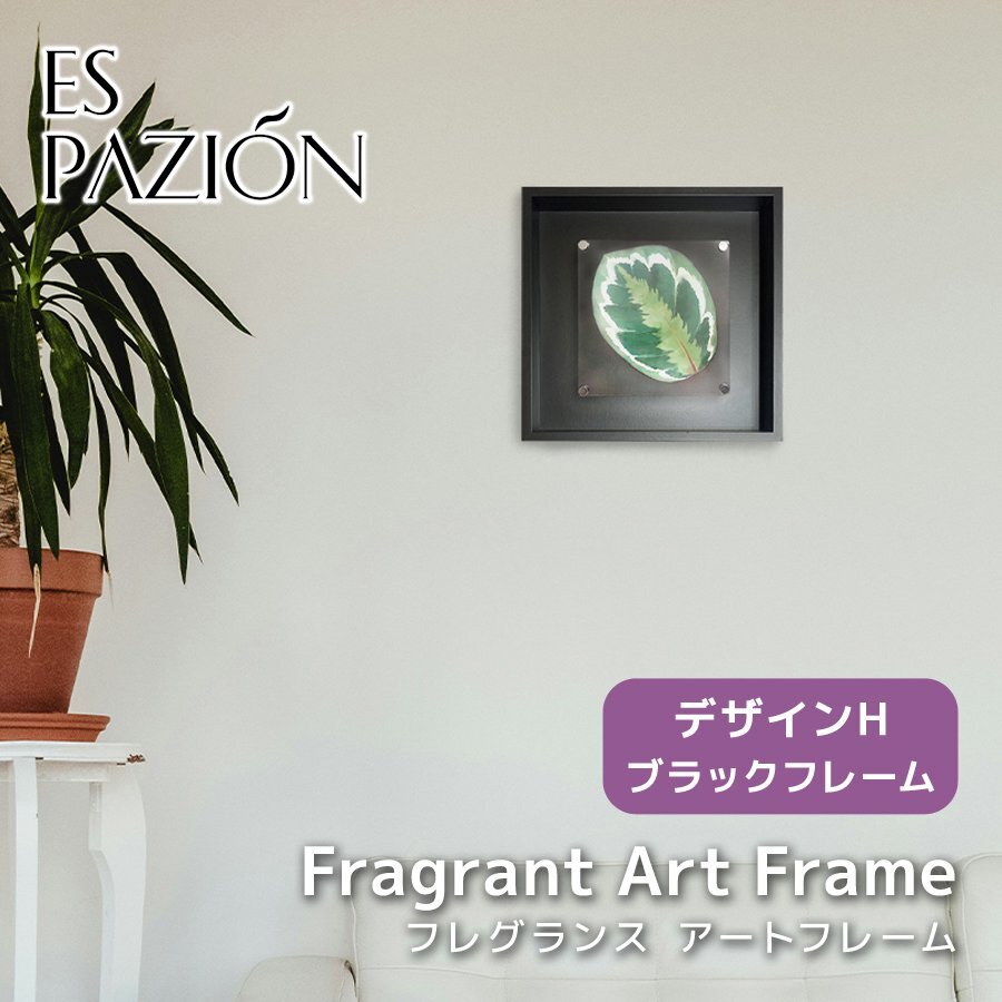 フレグランス アートフレーム デザインH ブラックフレーム ルームフレグランス 芳香剤 インテリア 雑貨 壁面装飾 Fragrant Frame ARTISTRY拍卖