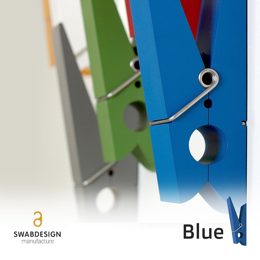 SALE SWABDESIGN PINCE ALORS コートフック ブルー 壁付け 収納 ウォールハンガー クロスピン クリップ インテリア 雑貨 小物 オブジェ拍卖
