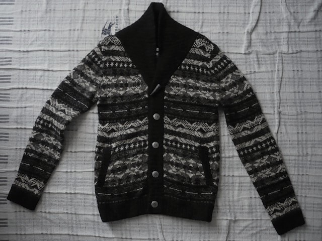 Heritage stone★ショールカラーモヘアウールカーディガン セーター拍卖