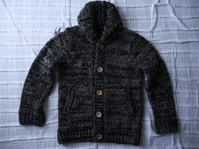 SIPSシップス★ウールカーディガン ヘビー セーター カウチン 極厚拍卖