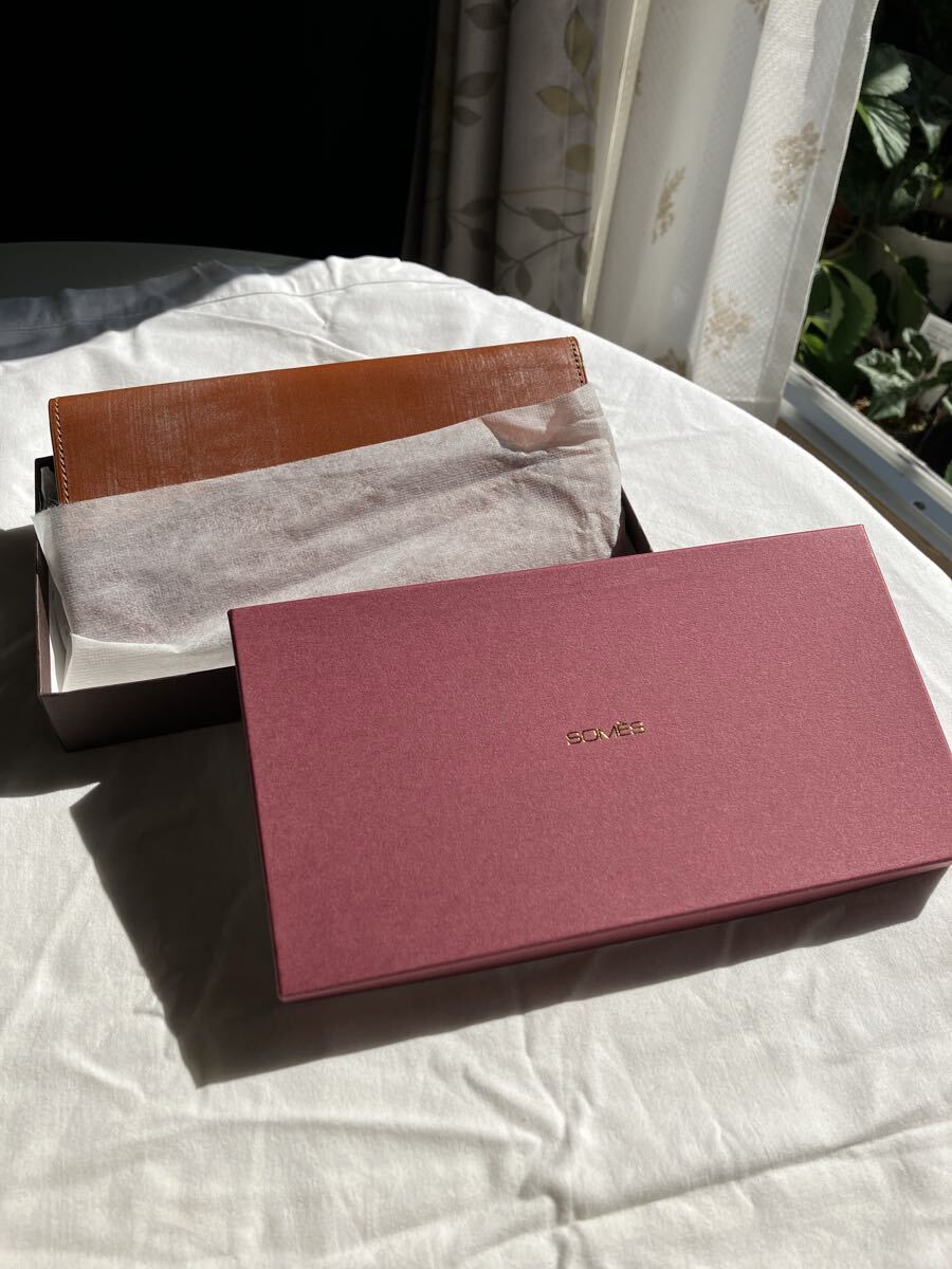 SOMES SADOLE ソメスサドル 長財布 未使用品 GB-02 CA 茶色 稀少品拍卖