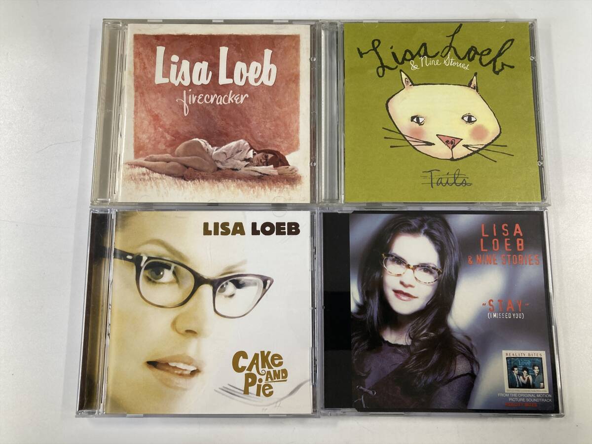 【W0553】リサ・ローブ CD 4枚セット●Lisa Loeb●Tails●Firecracker●Cake and Pie●Stay (I Missed You)拍卖