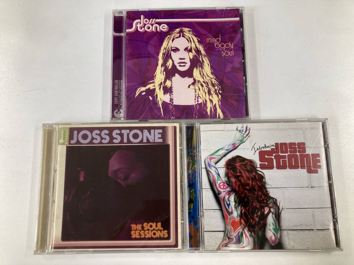 【W0569】ジョス・ストーン CD アルバム 3枚セット●Joss Stone●The Soul Sessions●Mind Body & Soul●Introducing Joss Stone拍卖