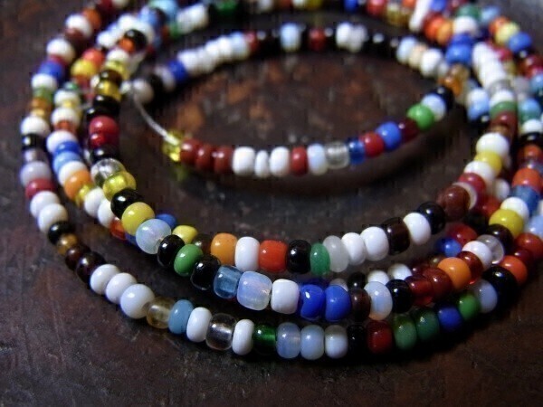 ☆オールドベネチアン小粒のクレイジーMix!その1☆アンティークビーズとんぼ玉ハンドメイド拍卖