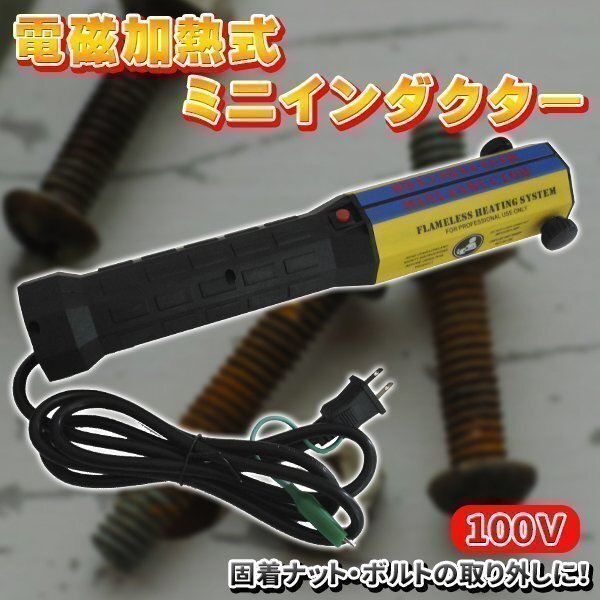 電磁加熱式 ミニインダクター ミニダクター 100v ナットリムーバー 誘導ヒーター 錆びたネジ拍卖